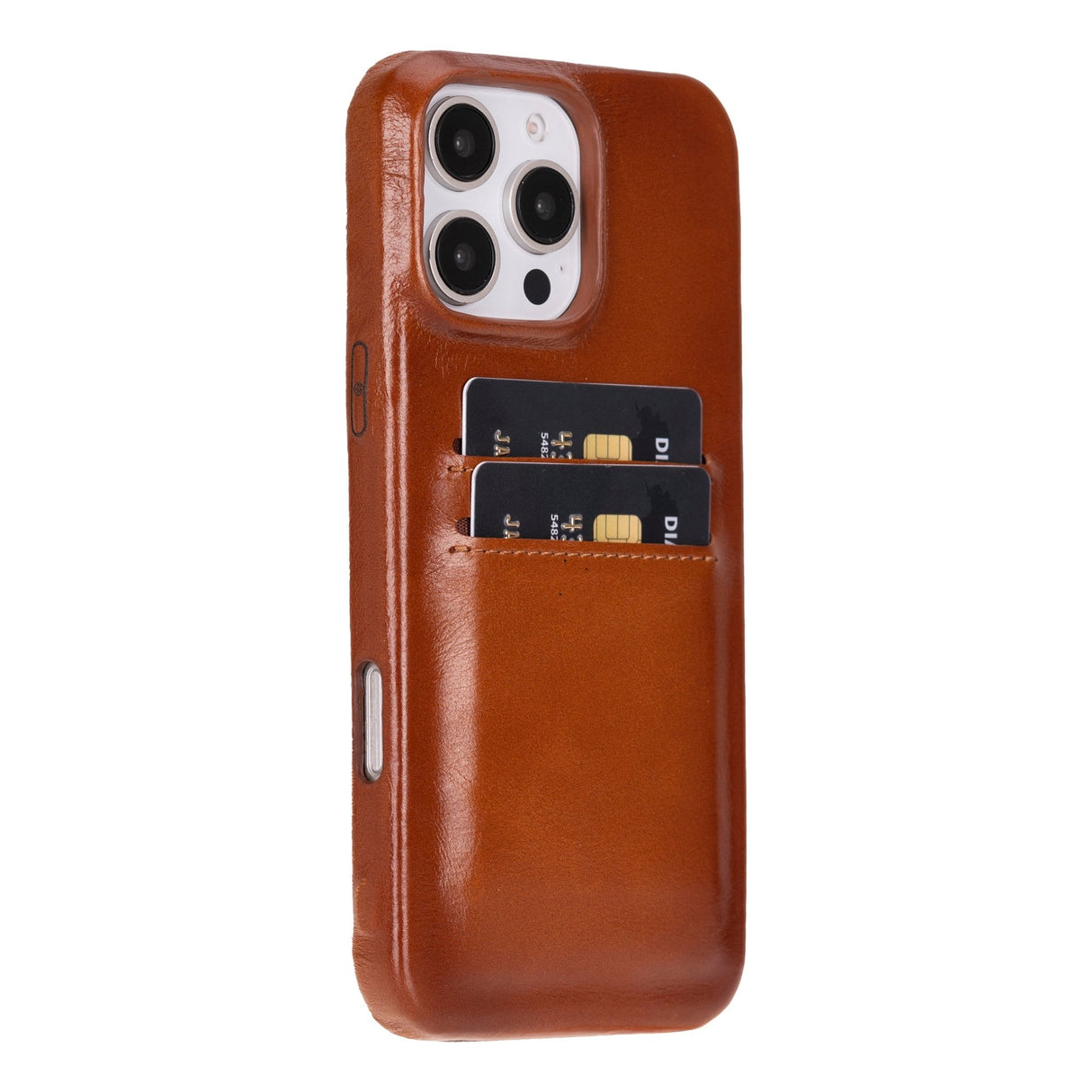 iPhone 16 Pro Max Leather Snap - on wallet case by Hardiston - premium iPhone 16 Cases