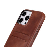 iPhone 16 Pro Max Leather Snap - on wallet case by Hardiston - premium iPhone 16 Cases