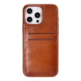 iPhone 16 Pro Max Leather Snap - on wallet case by Hardiston - premium iPhone 16 Cases