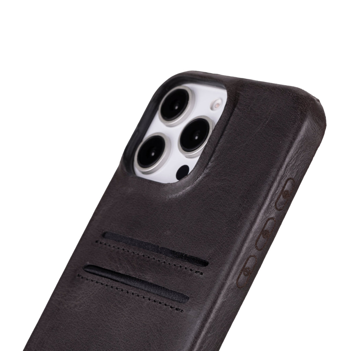 iPhone 16 Pro Max Leather Snap - on wallet case by Hardiston - premium iPhone 16 Cases