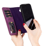 iPhone 16 Pro Max Leather Wallet Case by Hardiston - premium iPhone 16 Cases