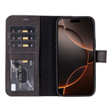 iPhone 16 Pro Max Leather Wallet Case by Hardiston - premium iPhone 16 Cases