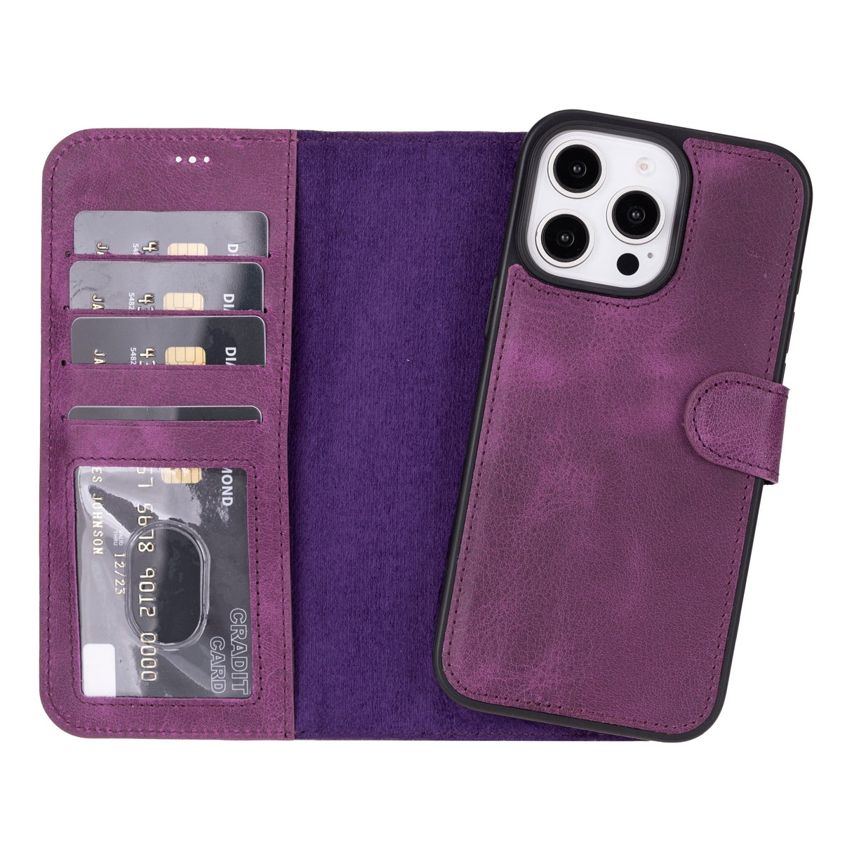 iPhone 16 Pro Max Leather Wallet Case by Hardiston - premium mws_apo_generated