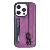 iPhone 16 Pro Snap - on Leather Grip Case by Hardiston - premium iPhone 16 Cases