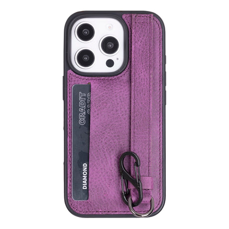 iPhone 16 Pro Snap - on Leather Grip Case by Hardiston - premium iPhone 16 Cases