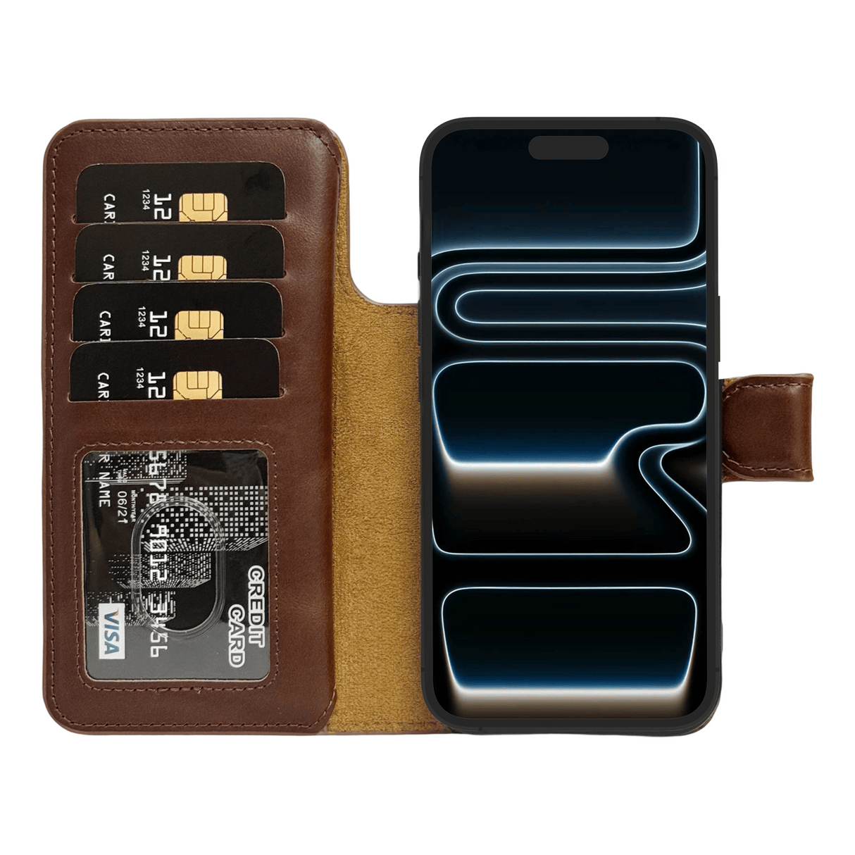 iPhone 17 Pro Max Double Magnet Wallet by Hardiston - premium iPhone 17 Cases