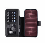 iPhone 18 Pro Double Wallet Case – Handmade Leather, MagSafe & RFID by Hardiston - premium iPhone 18 Cases