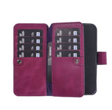 iPhone 18 Pro Double Wallet Case – Handmade Leather, MagSafe & RFID by Hardiston - premium iPhone 18 Cases