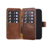 iPhone 18 Pro Double Wallet Case – Handmade Leather, MagSafe & RFID by Hardiston - premium iPhone 18 Cases