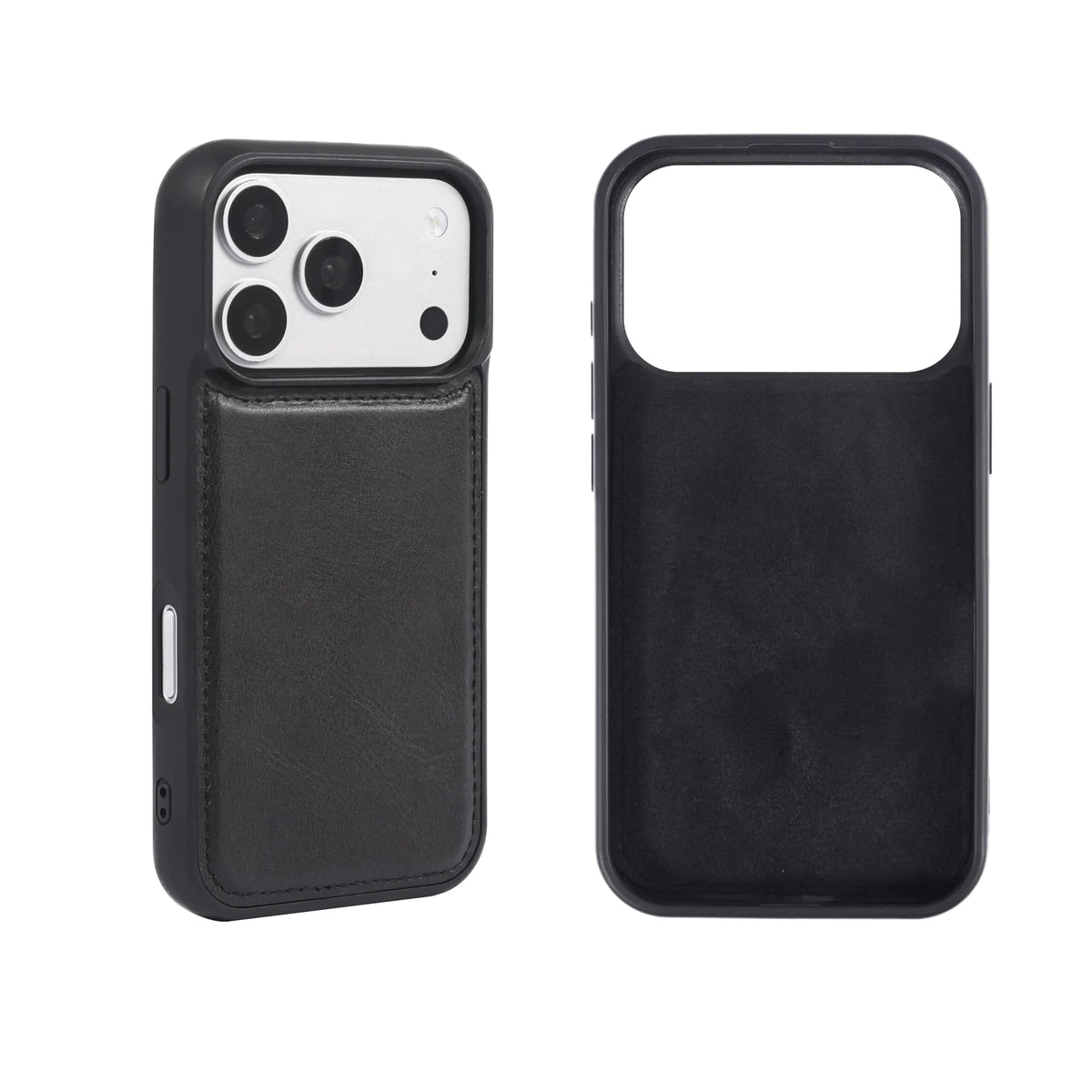 iPhone 18 Pro Double Wallet Case – Handmade Leather, MagSafe & RFID by Hardiston - premium iPhone 18 Cases