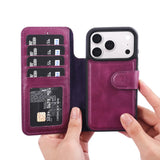 iPhone 18 Pro Magnet Wallet Case – Detachable Leather, MagSafe & RFID by Hardiston - premium iPhone 18 Cases