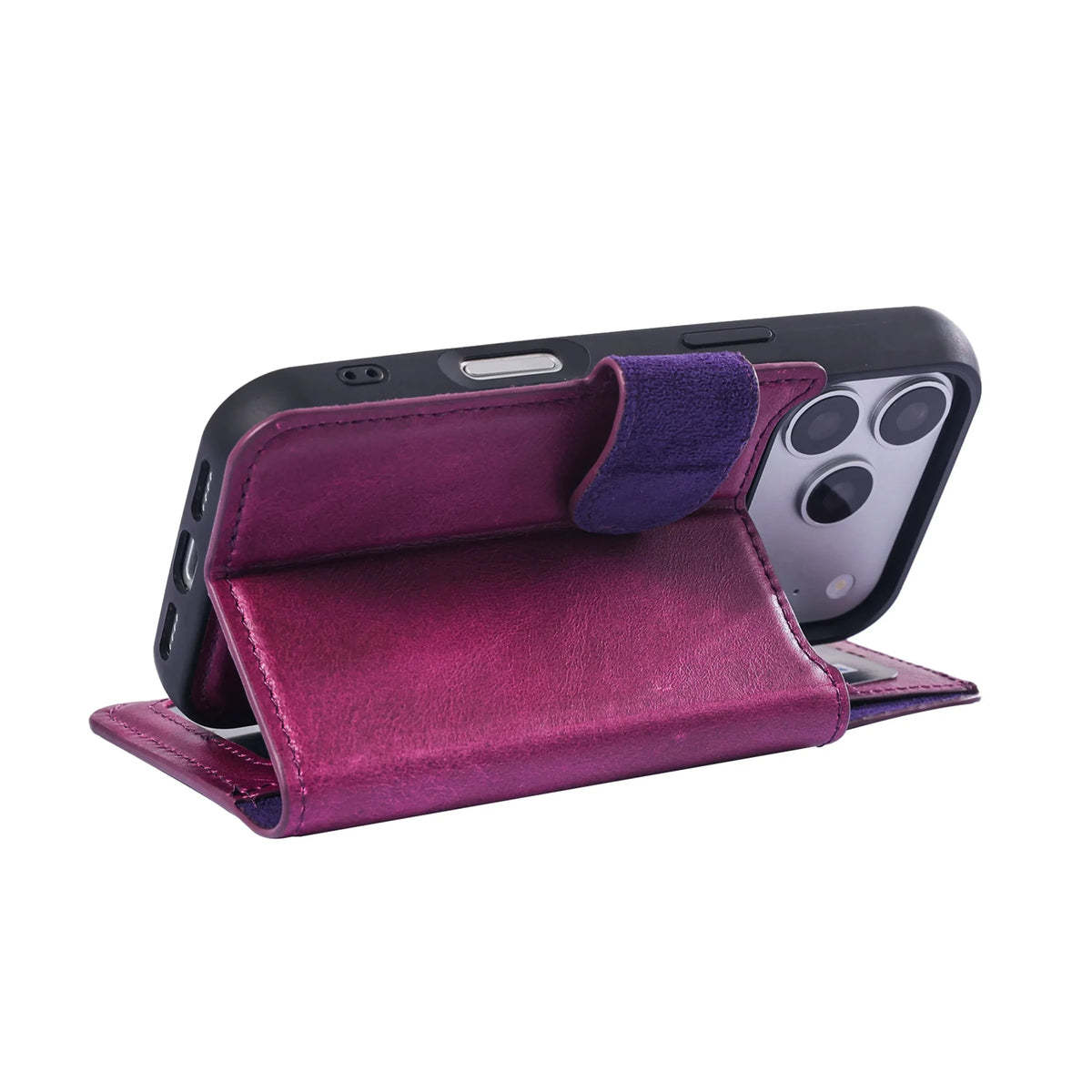 iPhone 18 Pro Magnet Wallet Case – Detachable Leather, MagSafe & RFID by Hardiston - premium iPhone 18 Cases