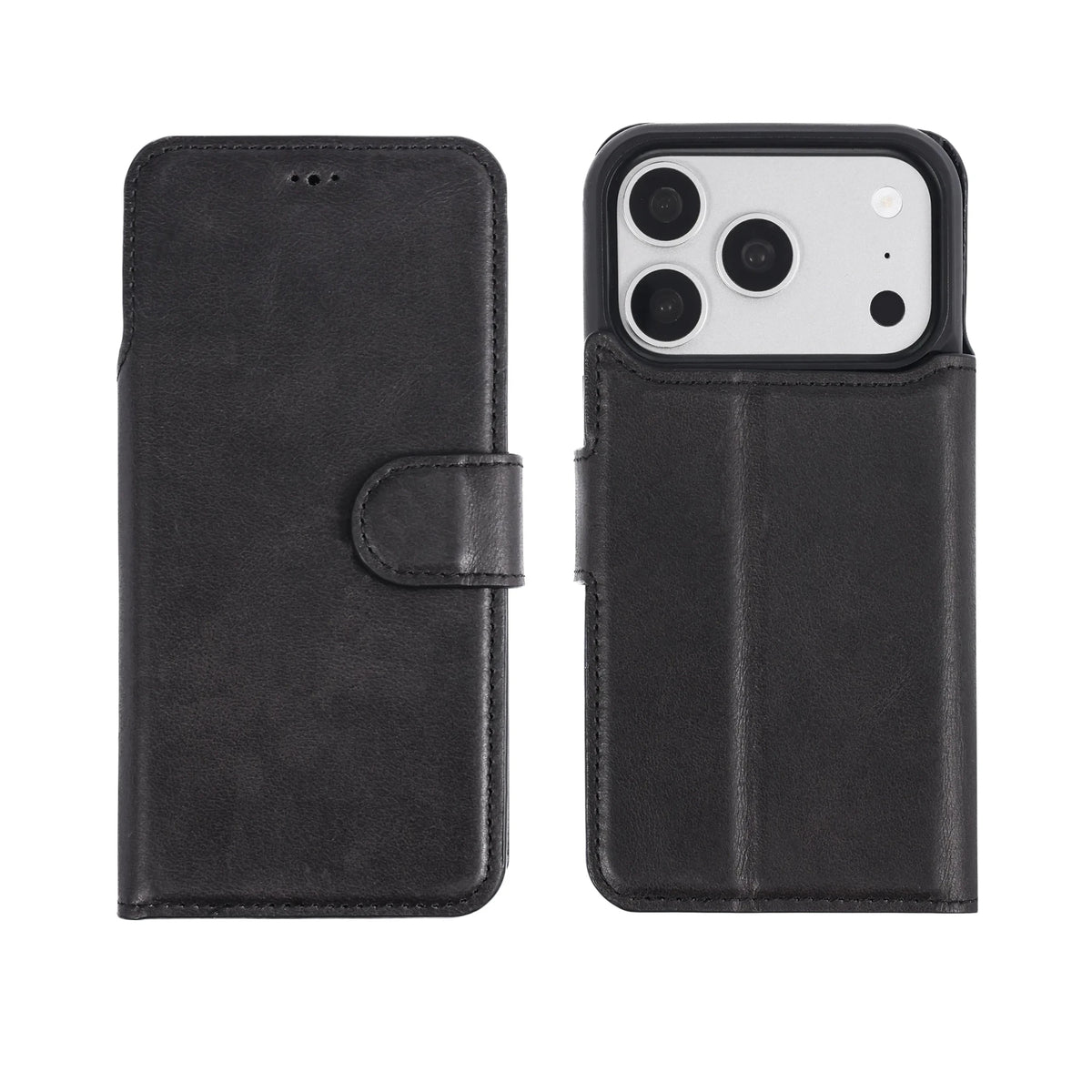 iPhone 18 Pro Magnet Wallet Case – Detachable Leather, MagSafe & RFID by Hardiston - premium iPhone 18 Cases