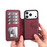 iPhone 18 Pro Magnet Wallet Case – Detachable Leather, MagSafe & RFID by Hardiston - premium iPhone 18 Cases