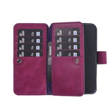 iPhone 18 Pro Max Double Wallet Case – Handmade Leather, MagSafe & RFID by Hardiston - premium iPhone 18 Cases