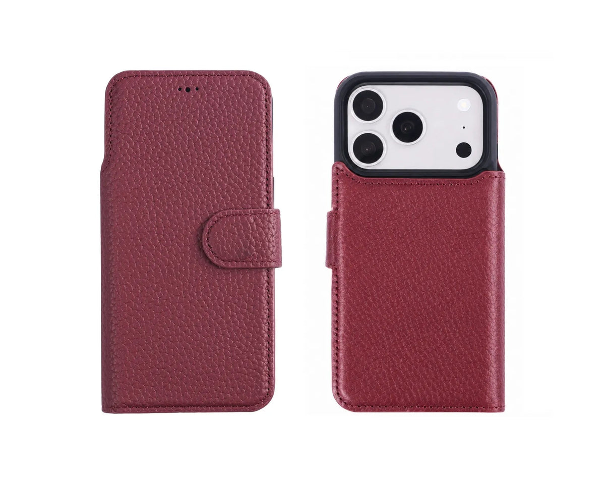 iPhone 18 Pro Max Magnet Wallet Case – Detachable Leather, MagSafe & RFID by Hardiston - premium iPhone 18 Cases