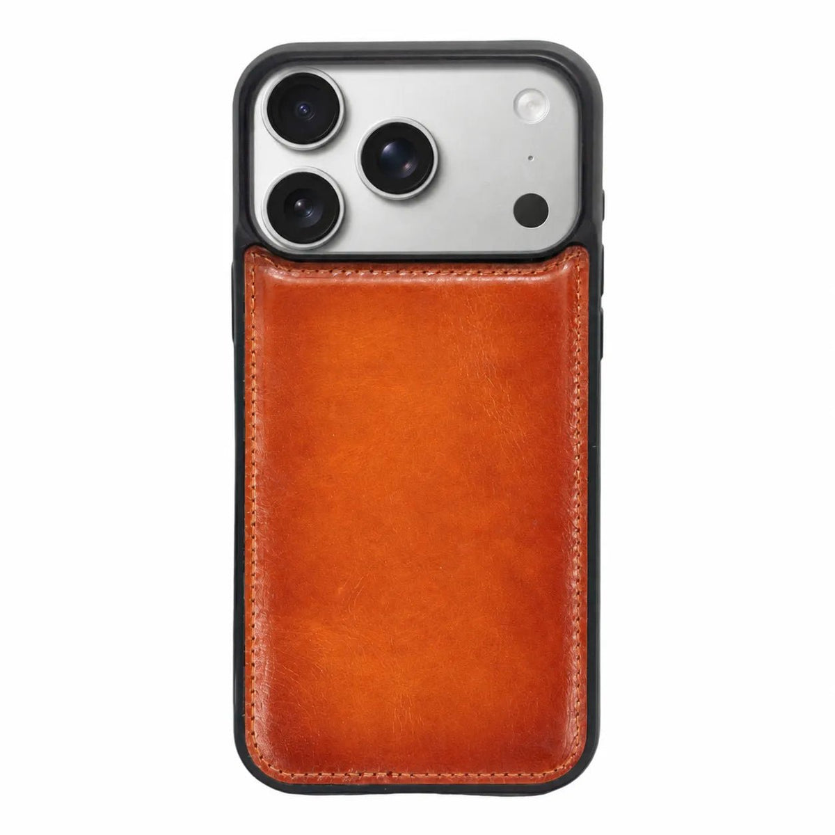 iPhone 18 Pro Slim Snap-On Leather Case – MagSafe & TPE Bumper by Hardiston - premium iPhone 18 Cases