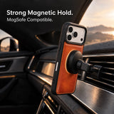 iPhone 18 Pro Slim Snap-On Leather Case – MagSafe & TPE Bumper by Hardiston - premium iPhone 18 Cases