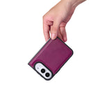 iPhone Duo Double Wallet Case – Handmade Leather, MagSafe & RFID by Hardiston - premium iPhone Duo
