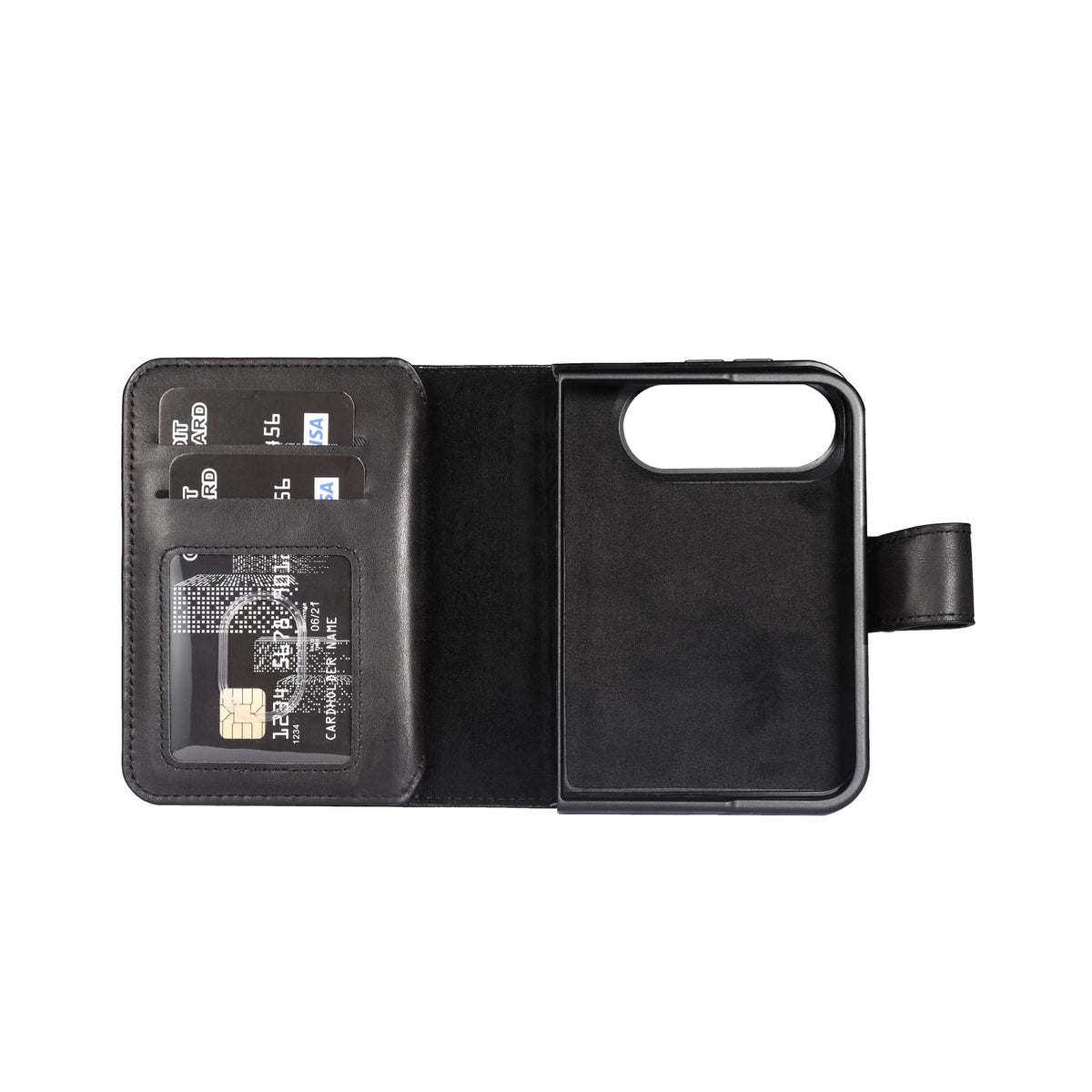 iPhone Duo Double Wallet Case – Handmade Leather, MagSafe & RFID by Hardiston - premium iPhone Duo