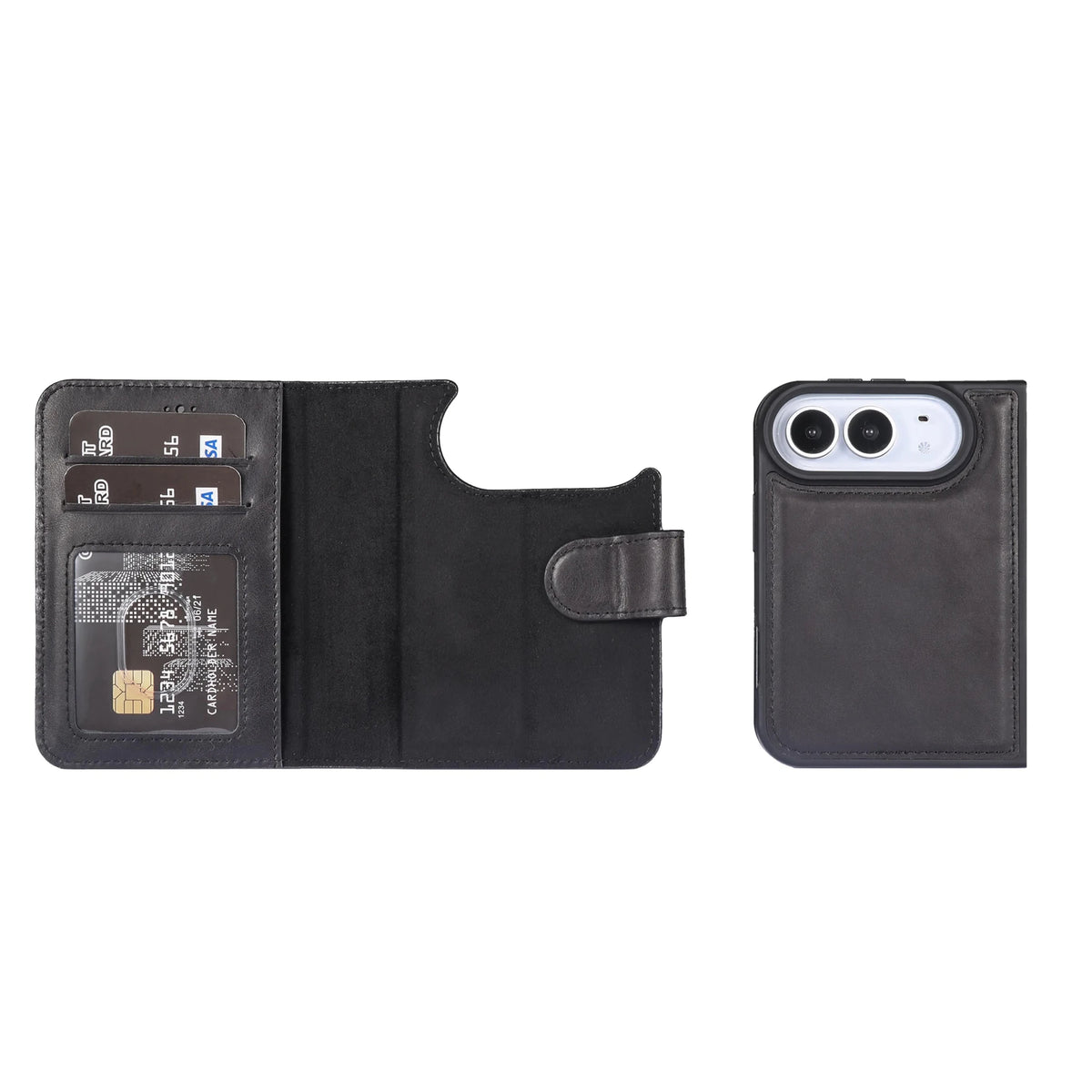 iPhone Duo Magnet Wallet Case – Detachable Leather, MagSafe & RFID by Hardiston - premium iPhone Duo