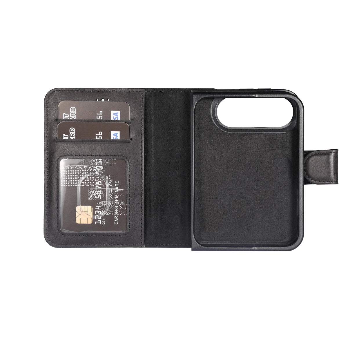 iPhone Duo Magnet Wallet Case – Detachable Leather, MagSafe & RFID by Hardiston - premium iPhone Duo