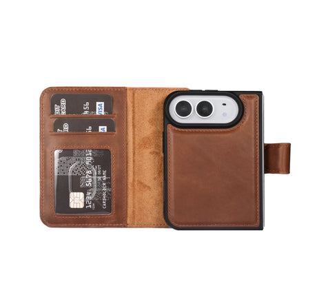 iPhone Duo Magnet Wallet Case – Detachable Leather, MagSafe & RFID by Hardiston - premium iPhone Duo