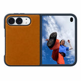 iPhone Duo Slim Snap-On Leather Case – MagSafe & TPE Bumper by Hardiston - premium iPhone Duo