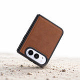 iPhone Duo Slim Snap-On Leather Case – MagSafe & TPE Bumper by Hardiston - premium iPhone Duo