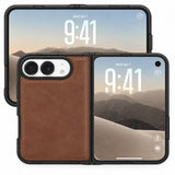 iPhone Duo Slim Snap-On Leather Case – MagSafe & TPE Bumper by Hardiston - premium iPhone Duo