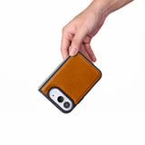 iPhone Duo Slim Snap-On Leather Case – MagSafe & TPE Bumper by Hardiston - premium iPhone Duo
