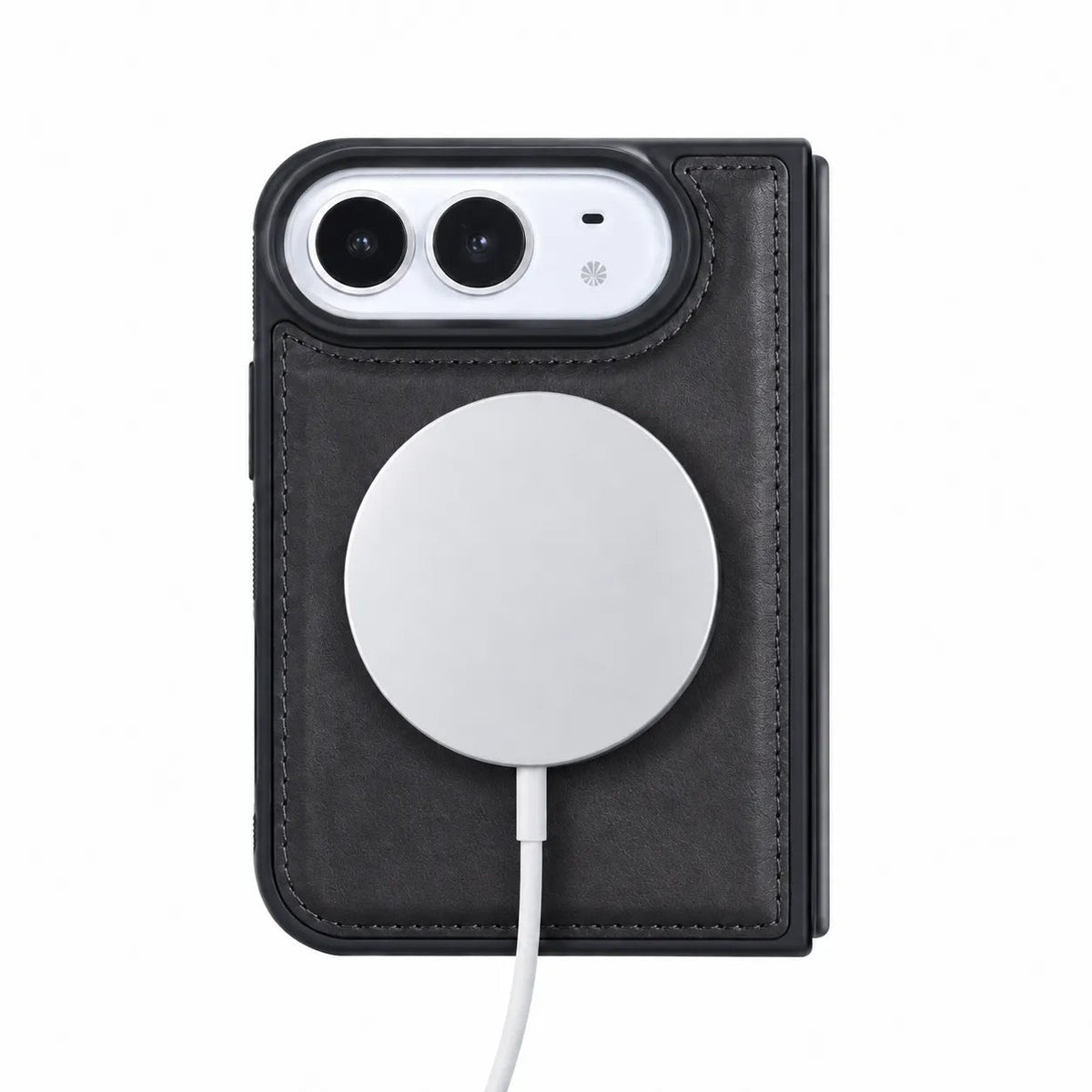 iPhone Duo Slim Snap-On Leather Case – MagSafe & TPE Bumper by Hardiston - premium iPhone Duo