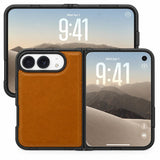 iPhone Duo Slim Snap-On Leather Case – MagSafe & TPE Bumper by Hardiston - premium iPhone Duo