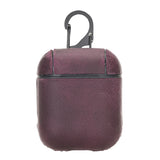Leather AirPods 1/2 Fully Wrapped Shockproof Case by Hardiston - premium AirPods Cases