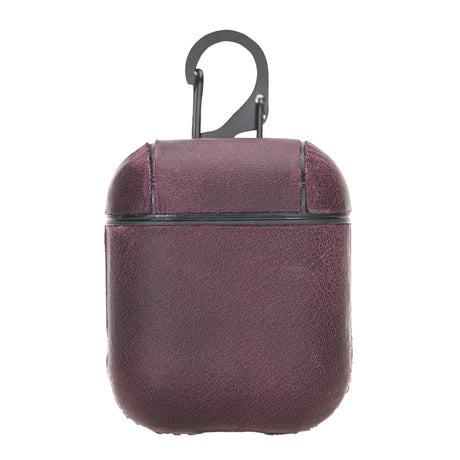 Leather AirPods 1/2 Fully Wrapped Shockproof Case by Hardiston - premium AirPods Cases