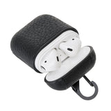 Leather AirPods 1/2 Fully Wrapped Shockproof Case by Hardiston - premium AirPods Cases