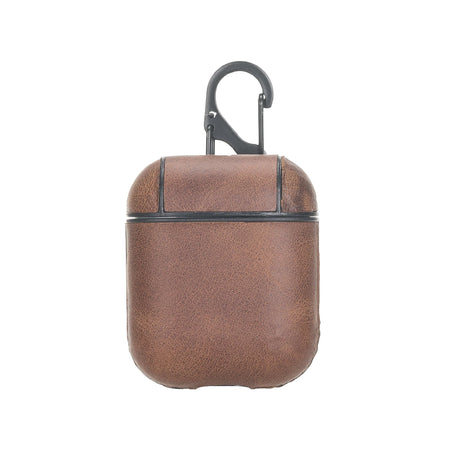 Leather AirPods 1/2 Fully Wrapped Shockproof Case by Hardiston - premium AirPods Cases
