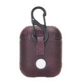 Leather AirPods 1/2 Fully Wrapped Shockproof Case by Hardiston - premium AirPods Cases
