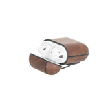 Leather AirPods 1/2 Fully Wrapped Shockproof Case by Hardiston - premium AirPods Cases