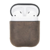 Leather AirPods 1/2 Fully Wrapped Shockproof Case by Hardiston - premium AirPods Cases