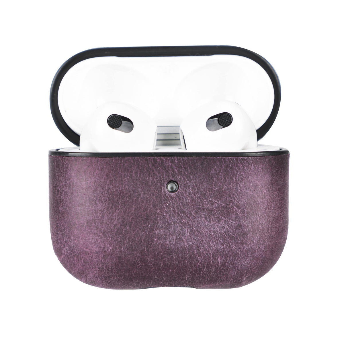 Leather AirPods 3 Fully Wrapped Shockproof Case by Hardiston - premium AirPods Cases