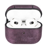 Leather AirPods 3 Fully Wrapped Shockproof Case by Hardiston - premium AirPods Cases