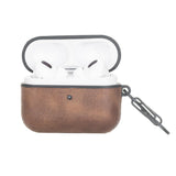 Leather AirPods Pro Fully Wrapped Shockproof Case by Hardiston - premium AirPods Cases