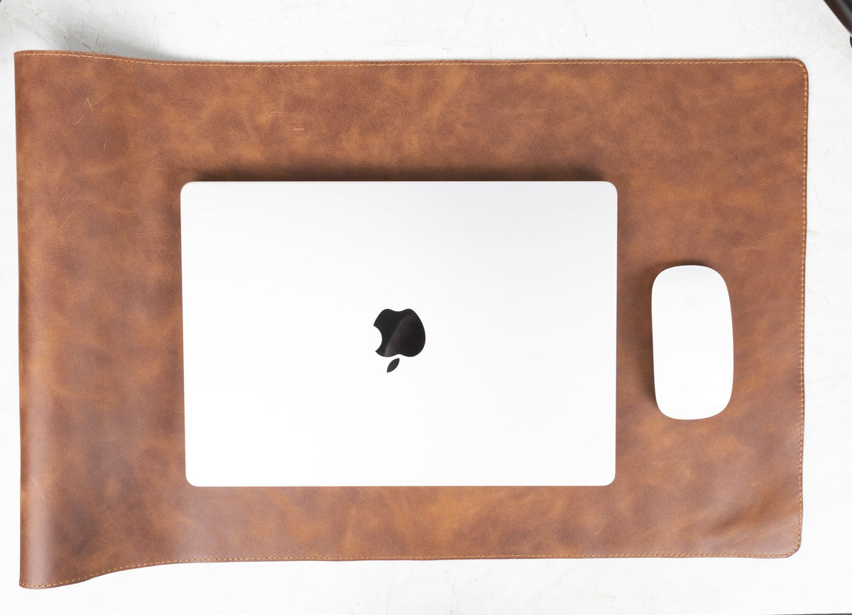 Leather Deskmat, Mouse and Keyboard Mat by Hardiston - premium
