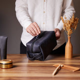 Leather Dopp Kit by Hardiston - premium Dopp Kits