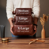 Leather Dopp Kit by Hardiston - premium Dopp Kits