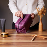 Leather Dopp Kit by Hardiston - premium Dopp Kits