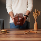 Leather Dopp Kit by Hardiston - premium Dopp Kits