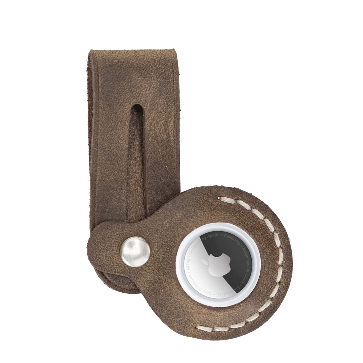 Premium Leather Loop AirTag Holder by Hardiston - premium AirTag Holders