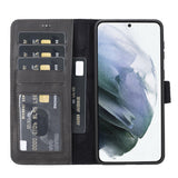 Samsung Galaxy S21 Plus Magnetic Detachable Leather Wallet Case by Hardiston - premium Samsung S - 21 Cases